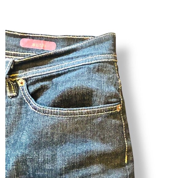 Jeanstar Elle Women’s Bootcut Jeans Dark Wash Retro Stitch Size 16 Western Boho - Picture 12 of 15